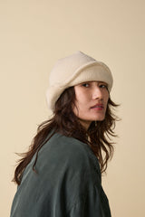 KNIT CAP / AVIATOR / IVORY