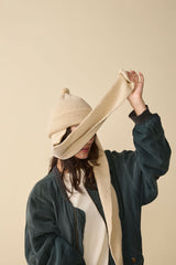 RABBIT KNIT / BALKY WOOL / LIGHT BEIGE