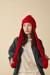 RABBIT KNIT / BALKY WOOL / RED