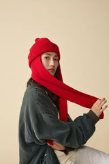 RABBIT KNIT / BALKY WOOL / RED