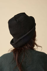 KNIT CAP / AVIATOR / BLACK