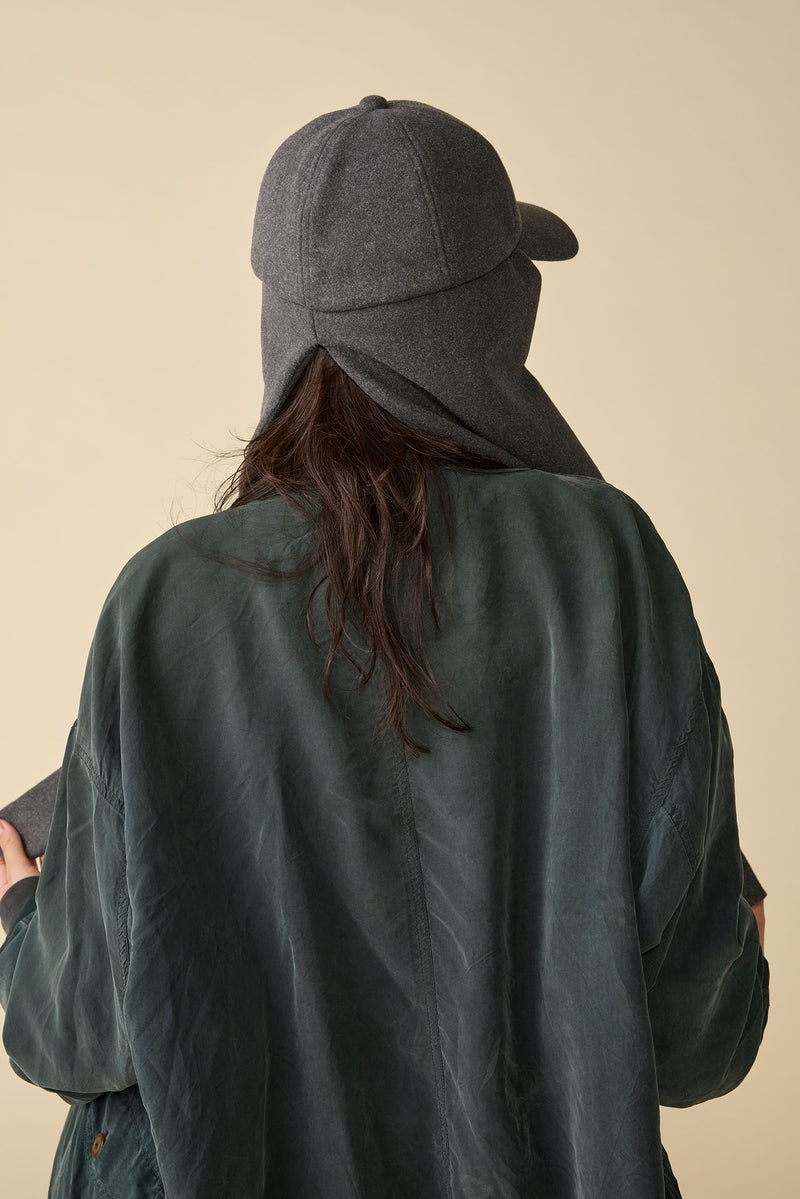 RABBIT CAP / WOOLET / CHARCOAL