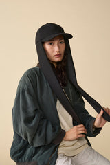 RABBIT CAP / WOOLET / BLACK