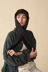 RABBIT CAP / WOOLET / BLACK