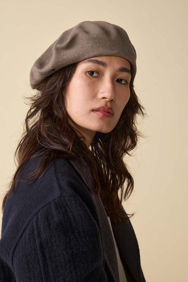 CPH ブラウン ベレー帽 M/L 日本製 ベレー | 帽子通販｜CPH(シーピーエイチ）BERET / SOLID WOOL