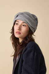 KNIT CAP / HEADWRAP / GRAY