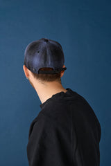 6 PANEL CAP / OMBRE CHECK / NAVY & BLACK