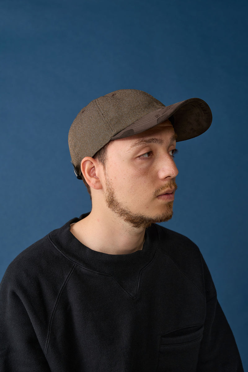 6 PANEL CAP / PINHEAD TWILL / BROWN