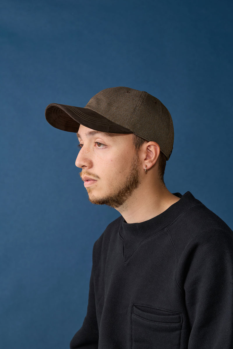 6 PANEL CAP / PINHEAD TWILL / BROWN