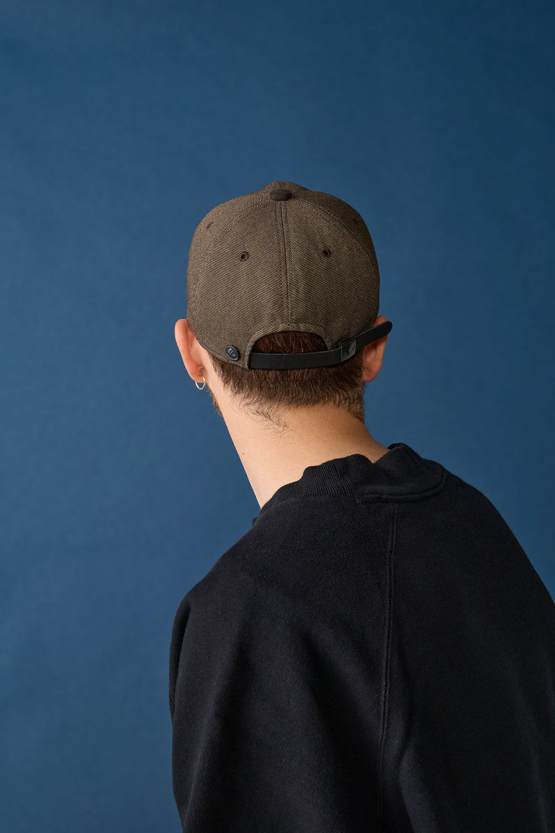 6 PANEL CAP / PINHEAD TWILL / BROWN