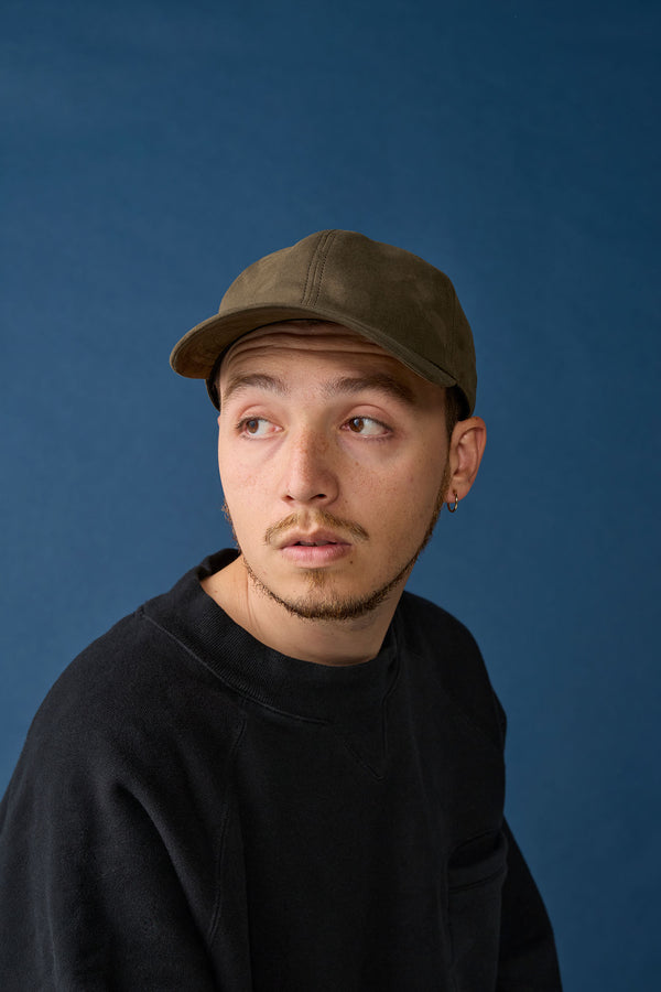 DEEP 6 PANEL CAP / SYNTHETIC SUEDE / OLIVE