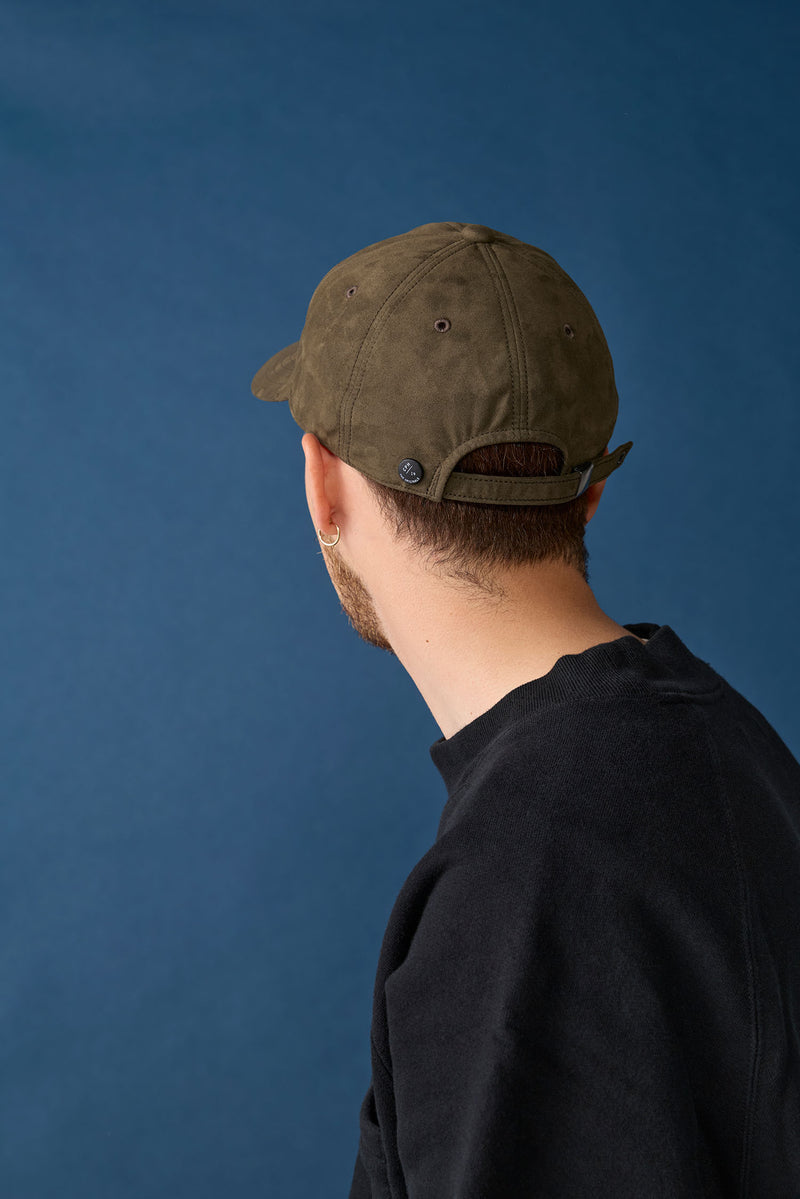 DEEP 6 PANEL CAP / SYNTHETIC SUEDE / OLIVE