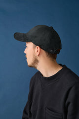 DEEP 6 PANEL CAP / SYNTHETIC SUEDE / BLACK