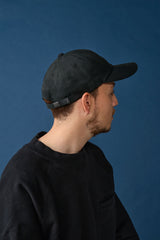 DEEP 6 PANEL CAP / SYNTHETIC SUEDE / BLACK