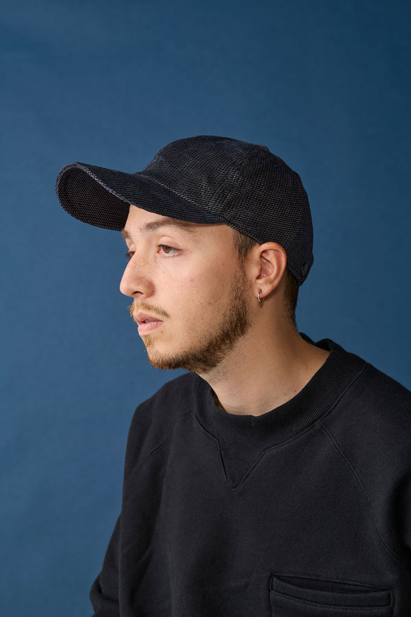 DEEP 6 PANEL CAP / PRINTED CODE / NAVY