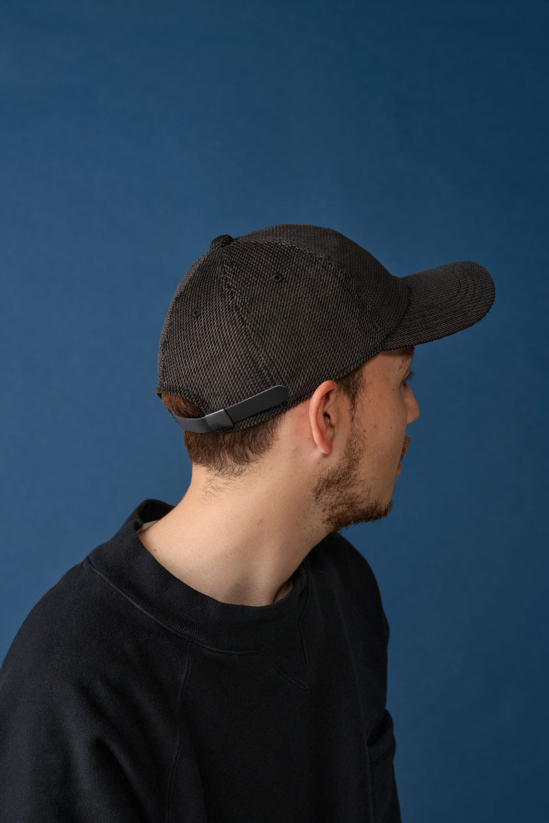 DEEP 6 PANEL CAP / PRINTED CODE / BLACK
