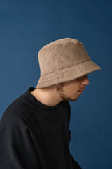 BUCKET HAT / PRINTED CODE / BEIGE