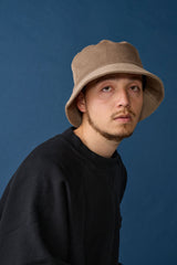 BUCKET HAT / PRINTED CODE / BEIGE