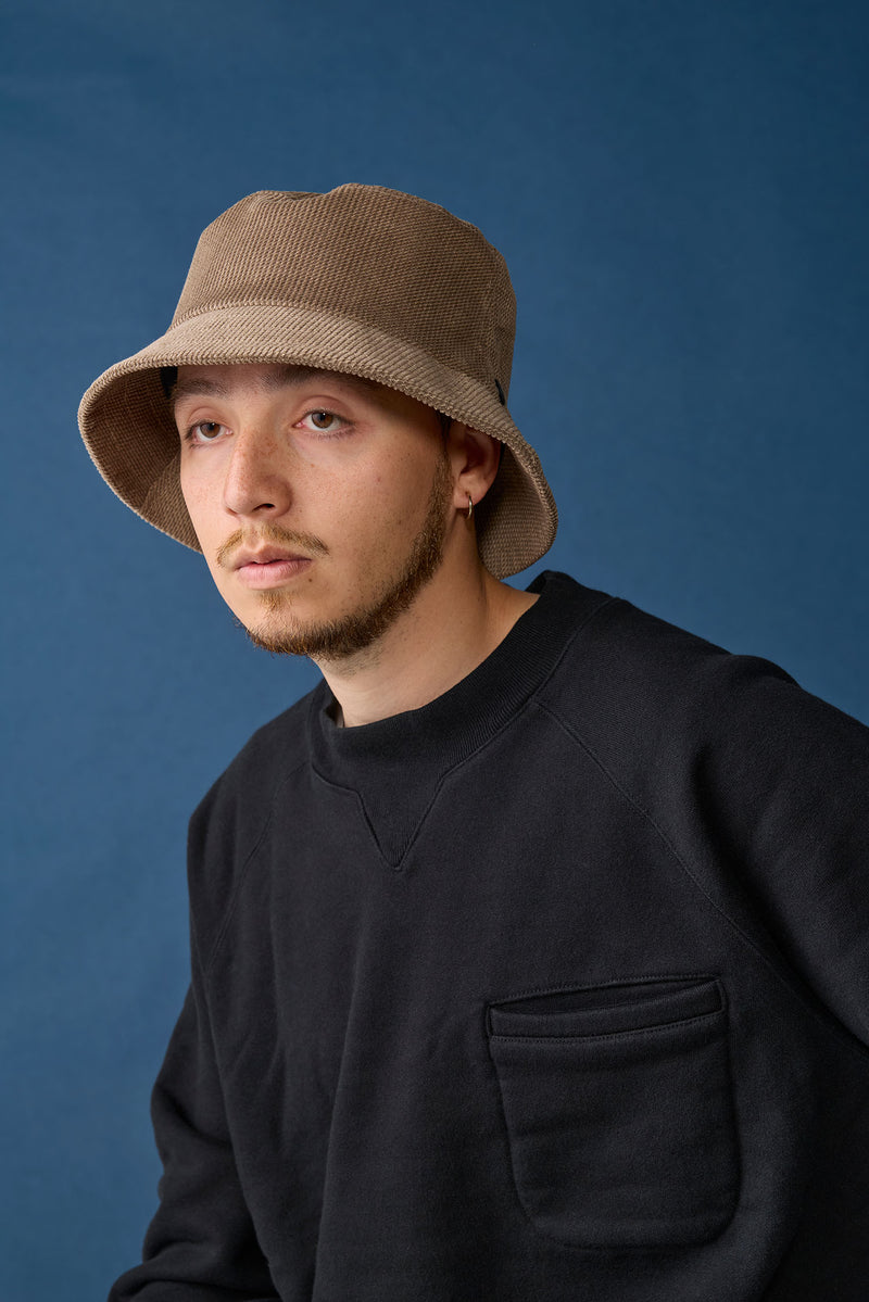 BUCKET HAT / PRINTED CODE / BEIGE