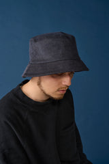 BUCKET HAT / PRINTED CODE / NAVY