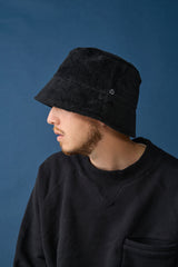 FULL BUCKET HAT / FLEECE BOA / BLACK