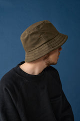BUCKET HAT / SYNTHETIC SUEDE / OLIVE