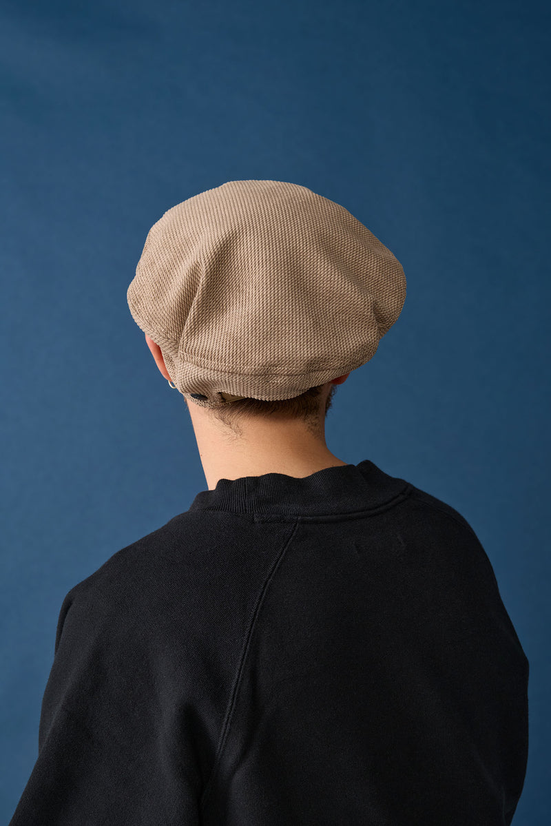 FLAT BERET / PRINTED CODE / BEIGE