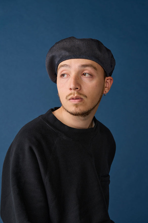 FLAT BERET / PRINTED CODE / NAVY