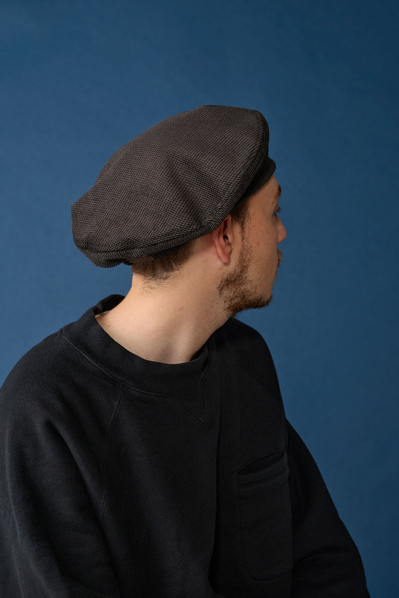 FLAT BERET / PRINTED CODE / BLACK