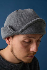KNIT CAP / AVIATOR / GRAY