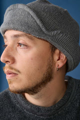 KNIT CAP / AVIATOR / GRAY