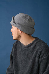 KNIT CAP / AVIATOR / GRAY