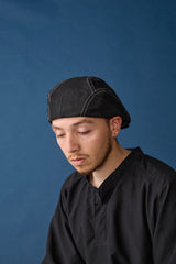 404DP HUNTING / DECK PIQUE / BLACK (WHITE STITCH)