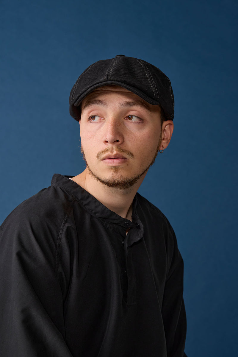 510TC TWILL CASQUETTE / BLACK