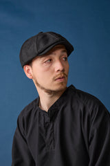 510TC TWILL CASQUETTE / BLACK