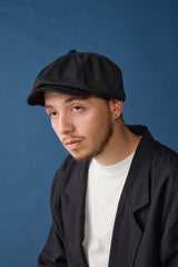 510TC TWILL CASQUETTE / BLACK