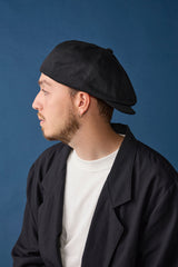 510TC TWILL CASQUETTE / BLACK