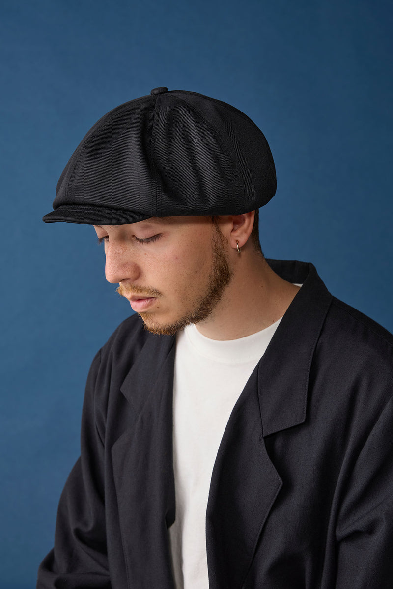 530TC TWILL CASQUETTE / BLACK