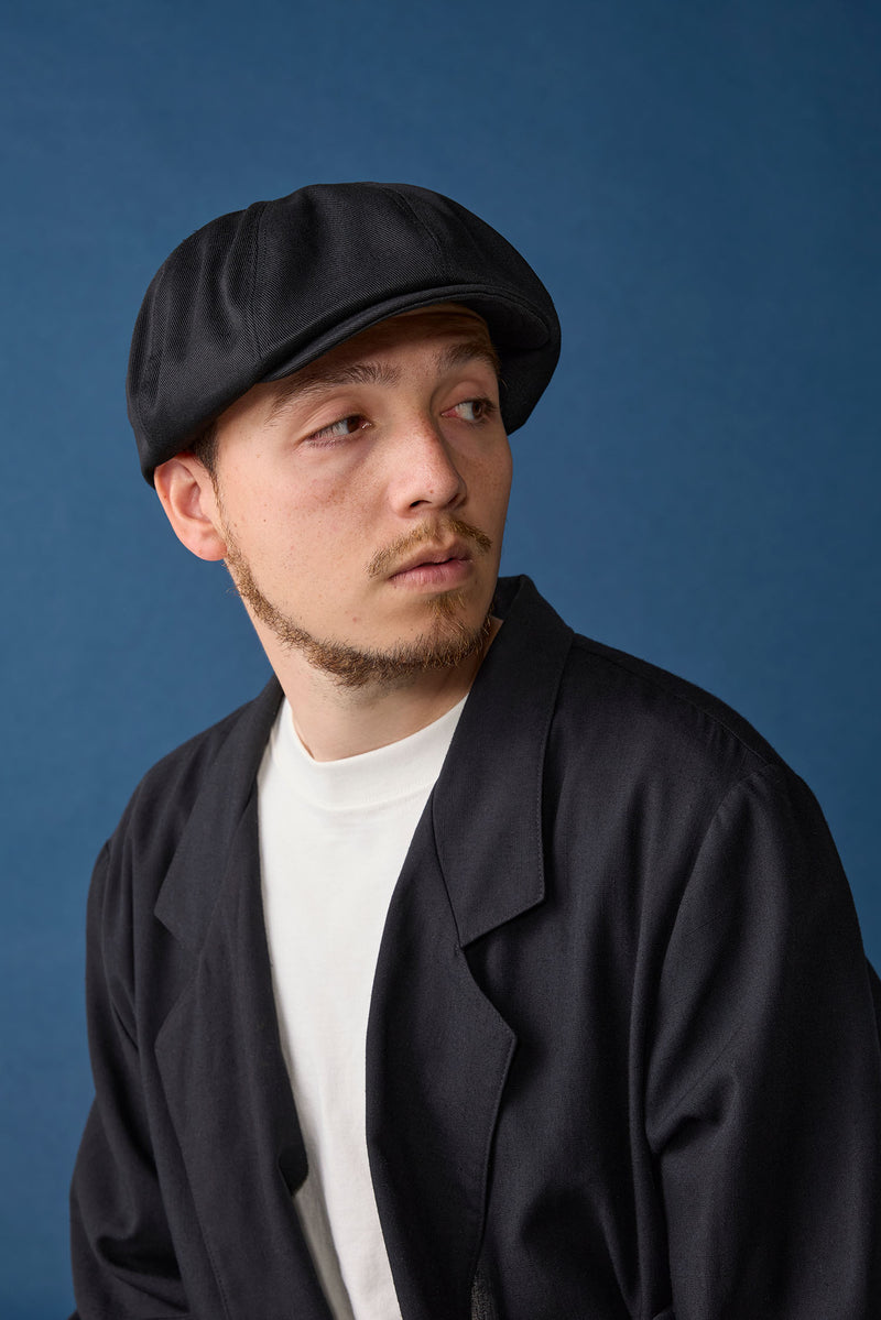 530TC TWILL CASQUETTE / BLACK