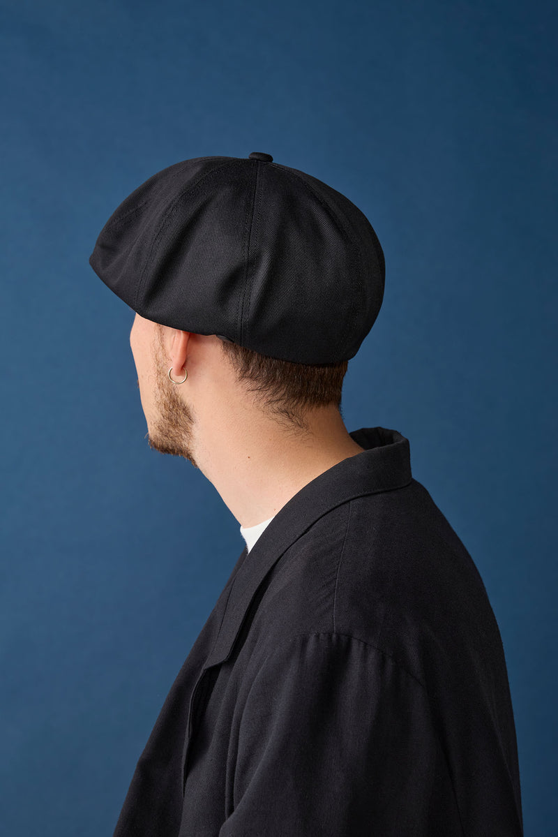 530TC TWILL CASQUETTE / BLACK