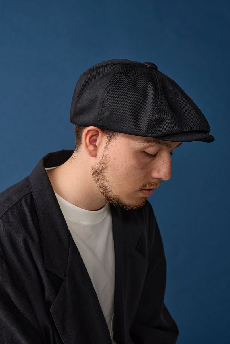 575TC TWILL CASQUETTE / BLACK