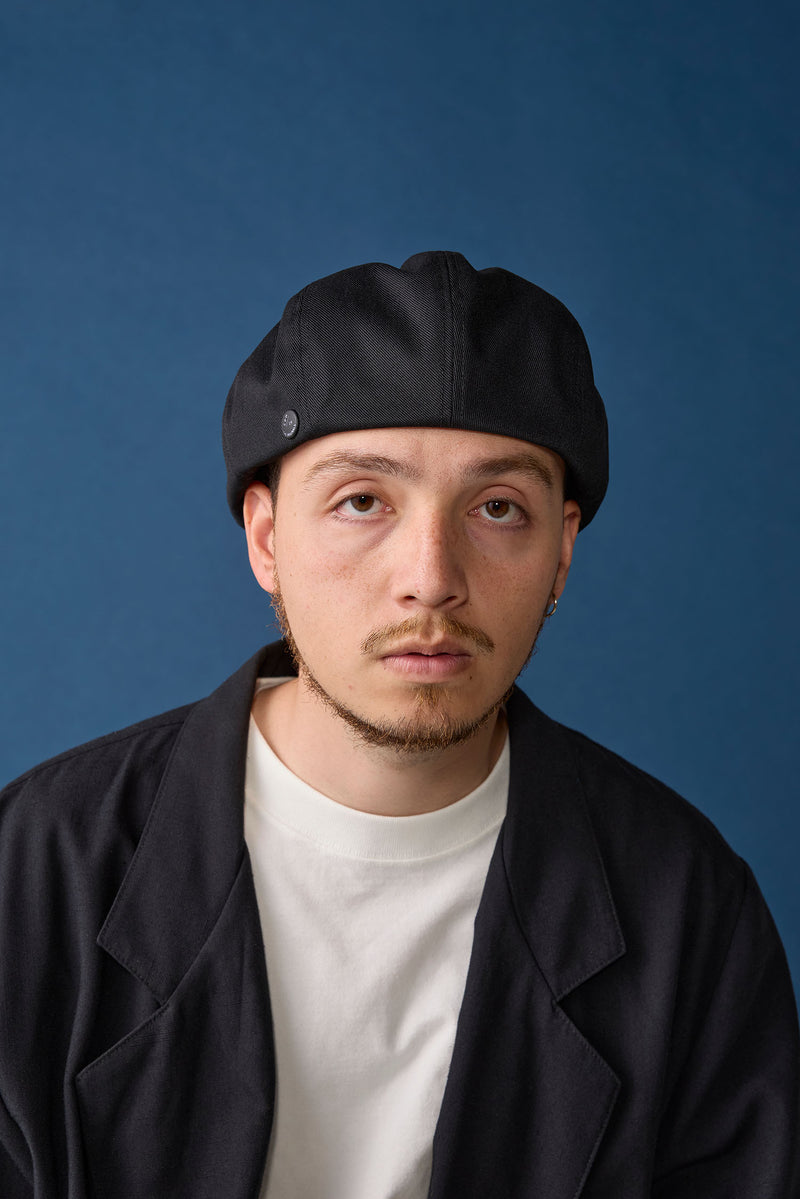 575TC TWILL CASQUETTE / BLACK