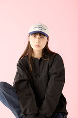 6 PANEL CAP / TWO TONE / NAVY & IVORY