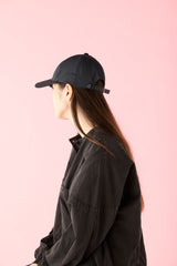 DEEP 6 PANEL CAP / DOT AIR / BLACK & BLACK