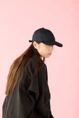 DEEP 6 PANEL CAP / DOT AIR / BLACK & BLACK