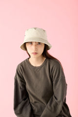BUCKET HAT / OXFORD CLOTH / IVORY