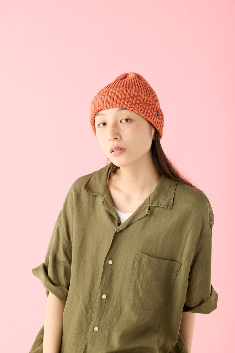 CUFF KNIT CAP / RIB KNIT / SANTAFE