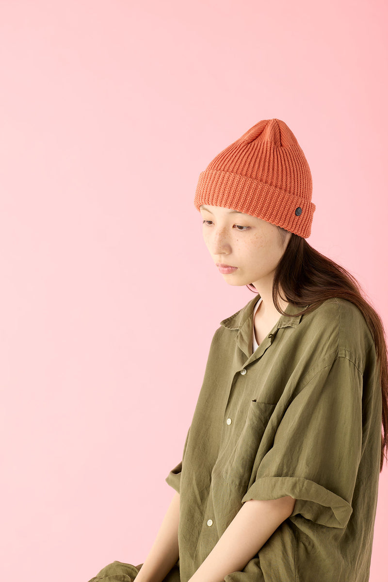 CUFF KNIT CAP / RIB KNIT / SANTAFE