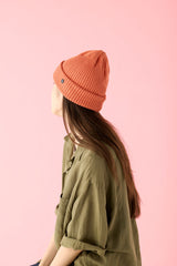 CUFF KNIT CAP / RIB KNIT / SANTAFE