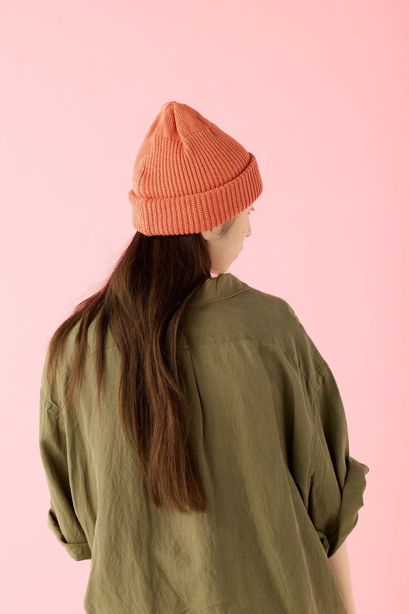 CUFF KNIT CAP / RIB KNIT / SANTAFE